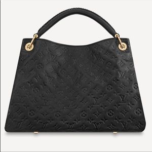 Louis Vuitton Artsy MM black Leather Handbag